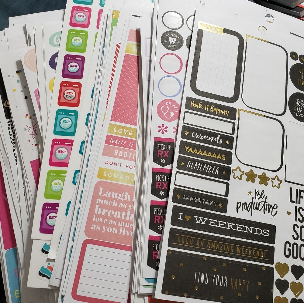 The Happy Planner Sticker Destash